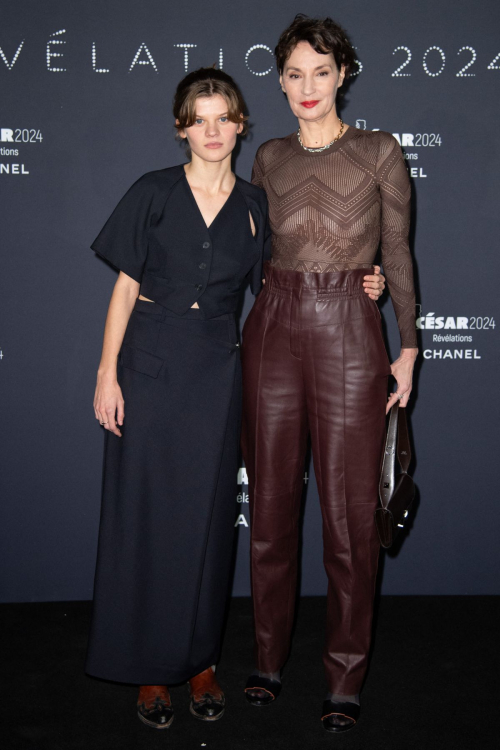 Celeste Brunnquell and Jeanne Balibar at Cesar Revelations 2024, January 2024 6