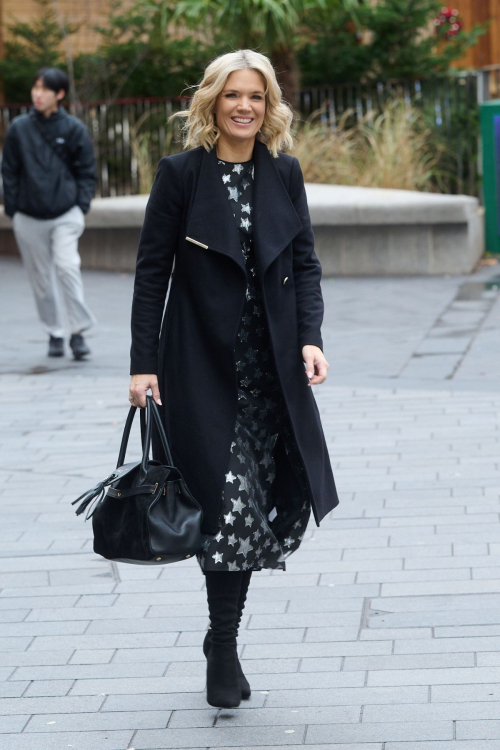 Charlotte Hawkins Arrives at Global Radio Studios in London, January 2024 1