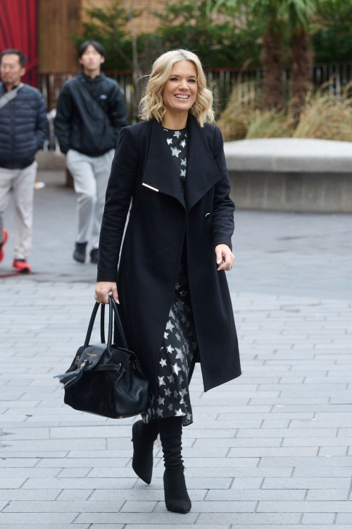 Charlotte Hawkins Arrives at Global Radio Studios in London, January 2024 2