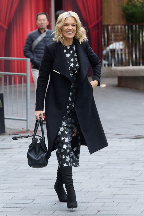 Charlotte Hawkins Arrives at Global Radio Studios in London, January 2024 3