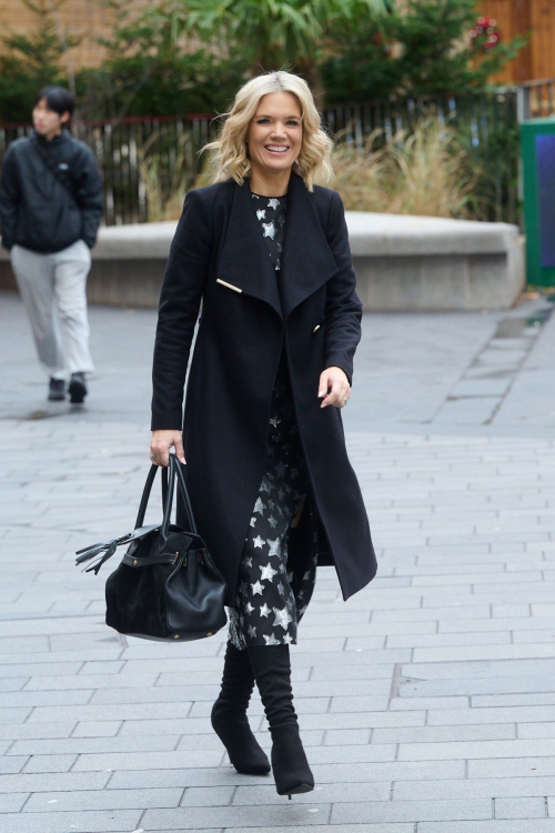 Charlotte Hawkins Arrives at Global Radio Studios in London, January 2024 5