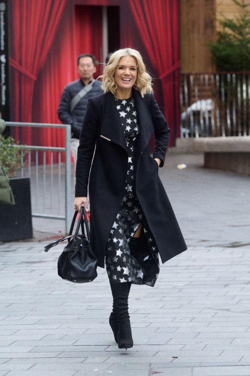 Charlotte Hawkins Arrives at Global Radio Studios in London, January 2024 6