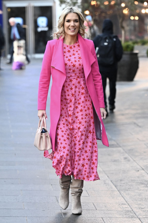 Charlotte Hawkins Leaves Global Studios in London, January 2024