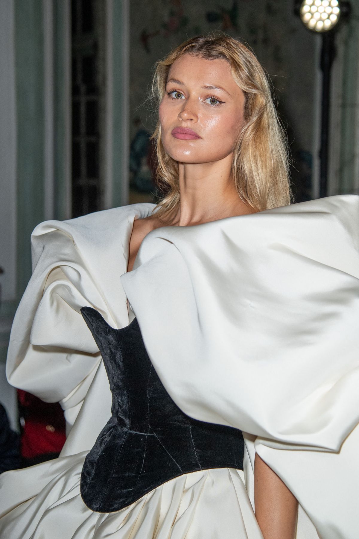 Chloe Lecareux at Ashi Studio Haute Couture Show, January 2024