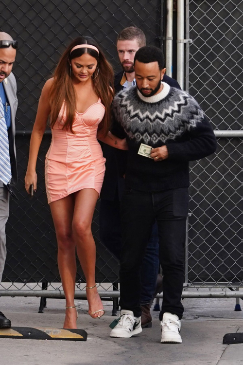 Chrissy Teigen and John Legend at Jimmy Kimmel Live in Hollywood, January 2024 5