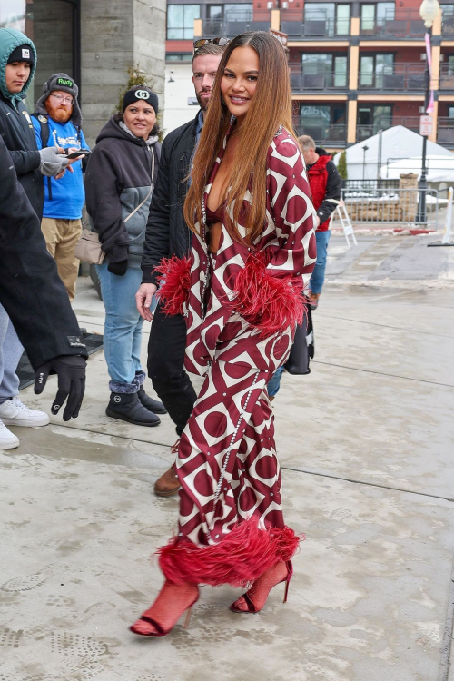 Chrissy Teigen Out and About in Park City, January 2024 2