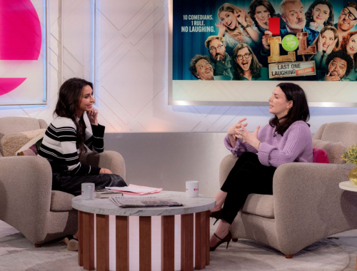 Christina Lampard and Aisling Bea at Lorraine TV Show in London, January 2024 1