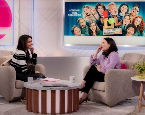 Christina Lampard and Aisling Bea at Lorraine TV Show in London, January 2024 3