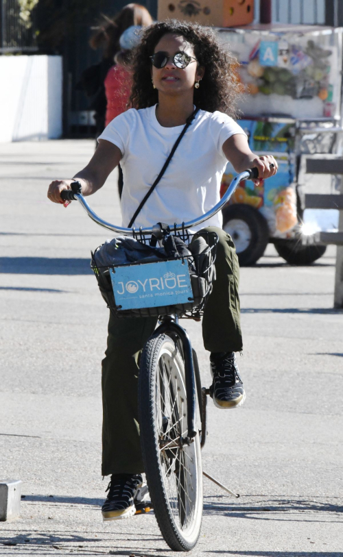 Christina Milian Enjoys Bike Ride in Santa Monica, January 2024 3