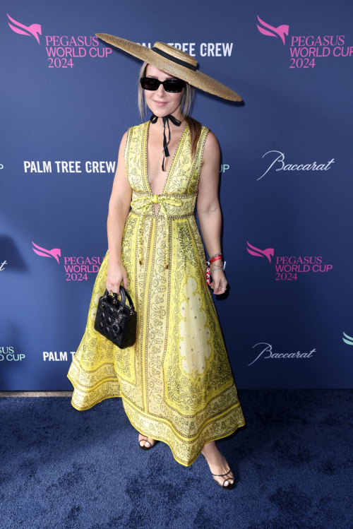 Christy Ferrari at Pegasus World Cup in Hallandale, January 2024