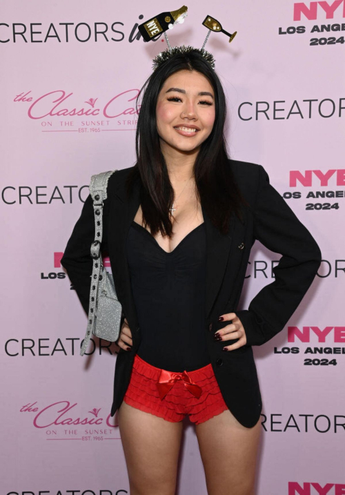 Cindy Zheng at Creators Inc NYE in Los Angeles, December 2023 1