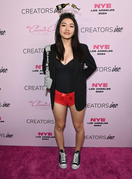 Cindy Zheng at Creators Inc NYE in Los Angeles, December 2023 2