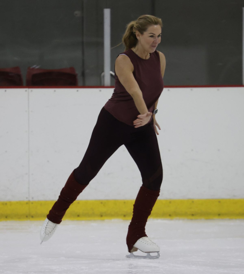 Claire Sweeney Training for Dancing On Ice in London, January 2024 5