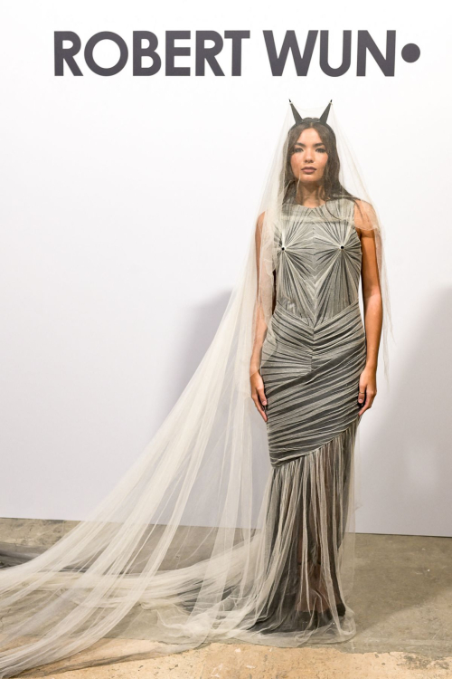 Clara Kong Vila at Robert Wun Haute Couture Show, January 2024