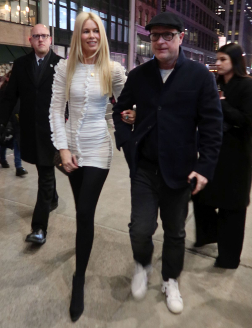 Claudia Schiffer Arrives at Argylle Screening in New York, January 2024