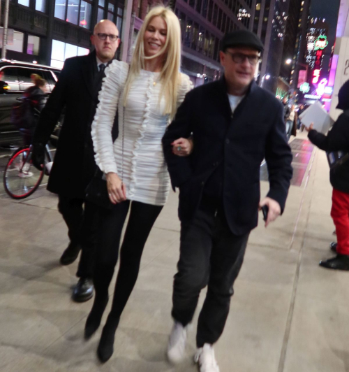 Claudia Schiffer Arrives at Argylle Screening in New York, January 2024 1