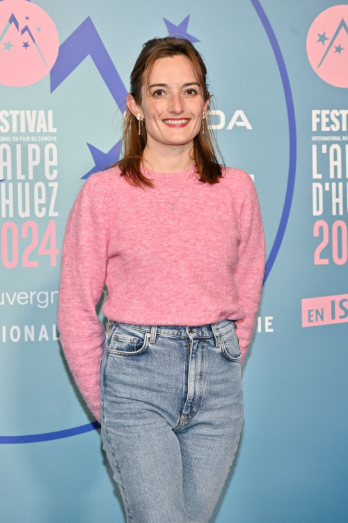 Clemence Dargent at Nous Les Leroy Screening at Alpe d'Huez Festival, January 2024