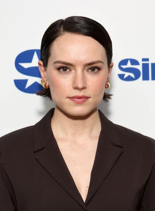 Daisy Ridley at SiriusXM Studios in New York, January 2024 1