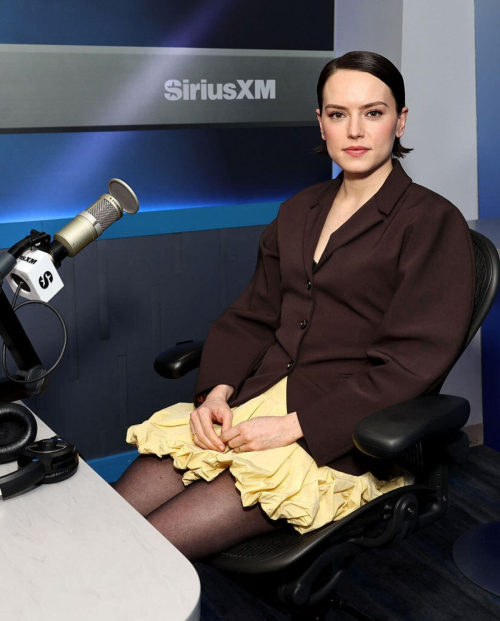 Daisy Ridley at SiriusXM Studios in New York, January 2024 2