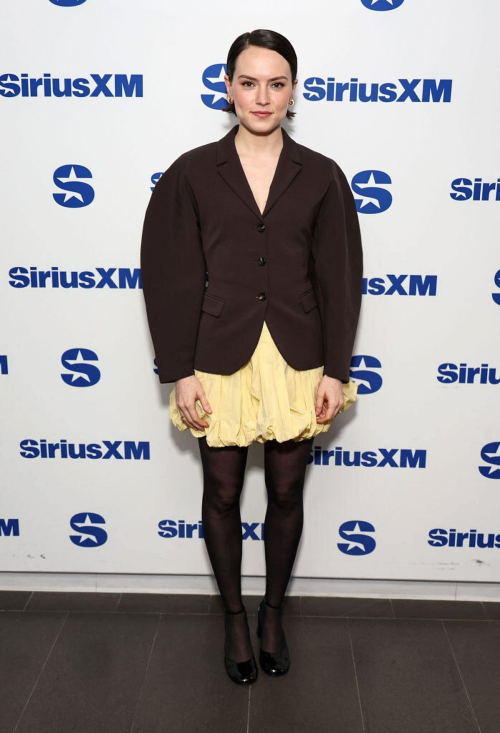 Daisy Ridley at SiriusXM Studios in New York, January 2024 4