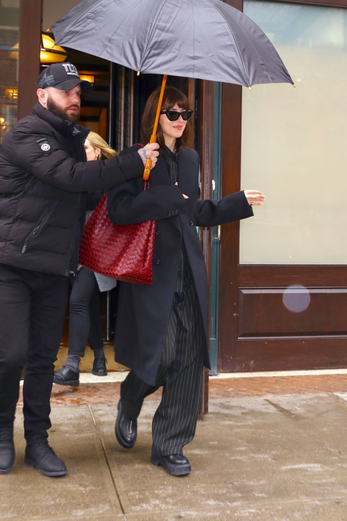 Dakota Johnson at SNL Rehearsals in New York, January 2024 5