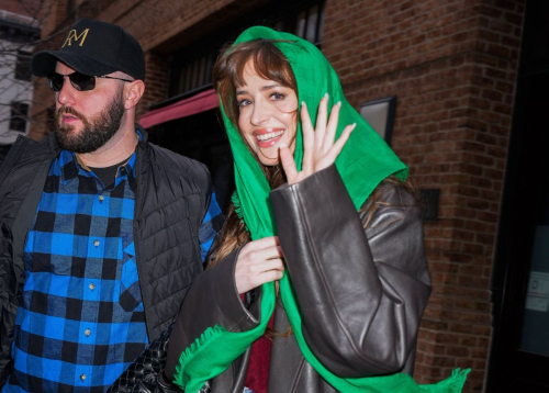 Dakota Johnson Leaves Hotel in New York, January 2024 1