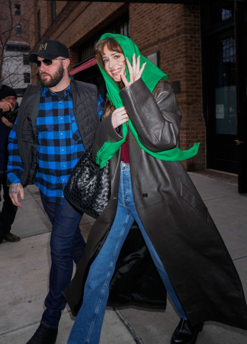 Dakota Johnson Leaves Hotel in New York, January 2024 6