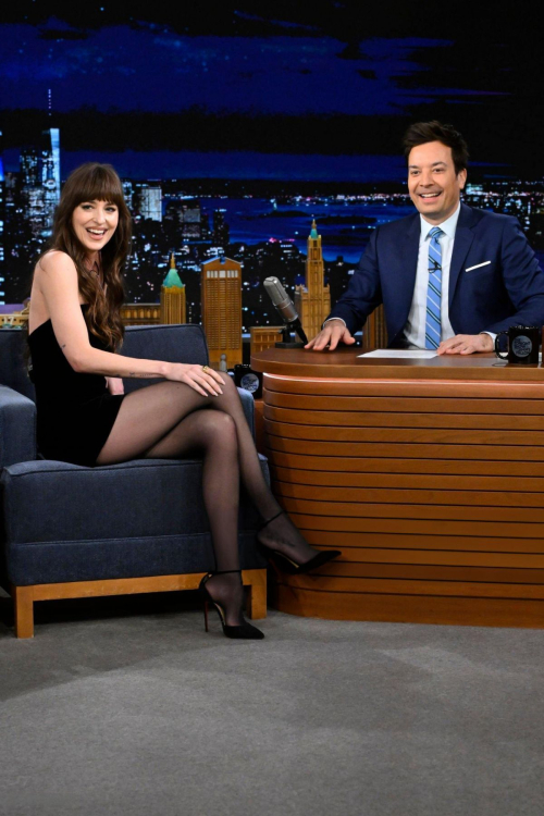 Dakota Johnson on Tonight Show Starring Jimmy Fallon, January 2024 6