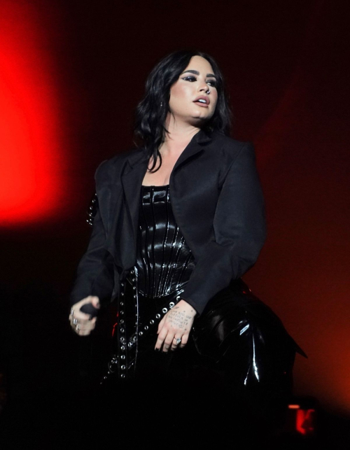 Demi Lovato Performs at New Year Concert at Cosmopolitan in Las Vegas, January 2024