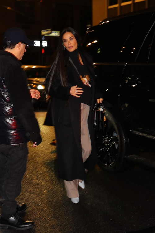 Demi Moore at SNL Afterparty at Zuma, New York, January 2024 1