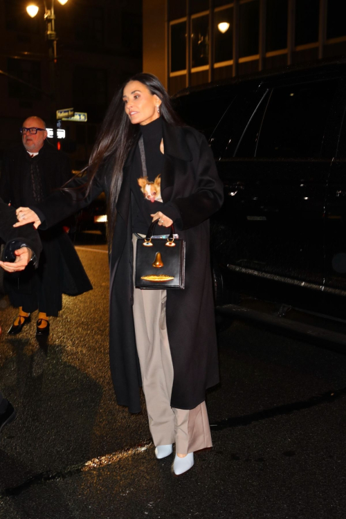 Demi Moore at SNL Afterparty at Zuma, New York, January 2024 3