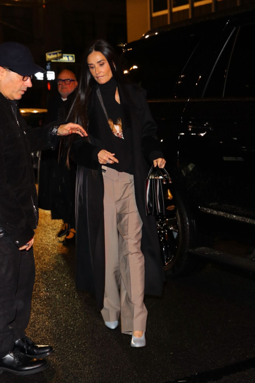 Demi Moore at SNL Afterparty at Zuma, New York, January 2024 4