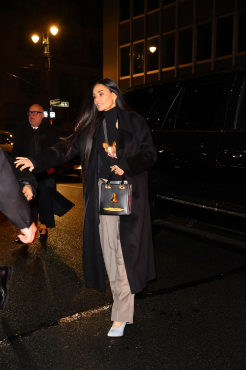 Demi Moore at SNL Afterparty at Zuma, New York, January 2024 6