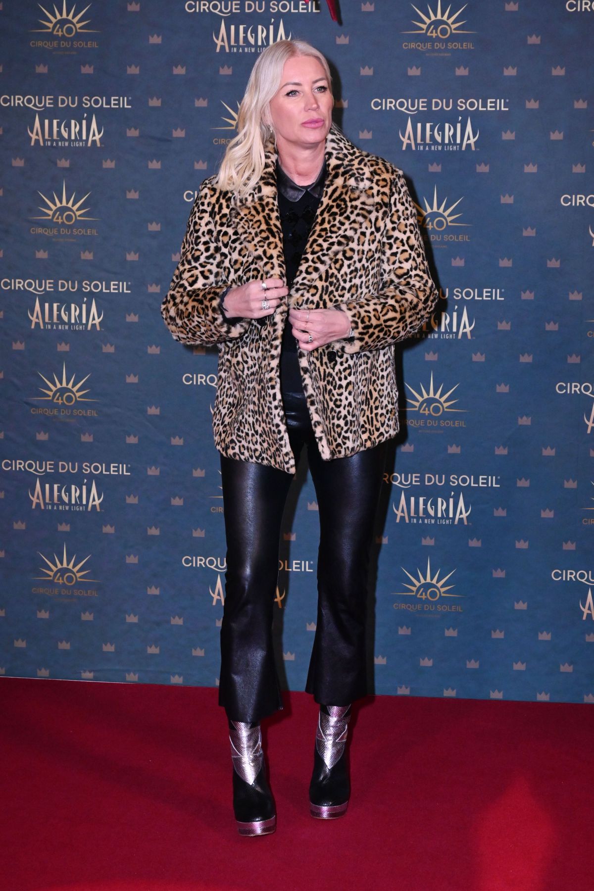 Denise Van Outen at Cirque du Soleil Premiere in London, January 2024