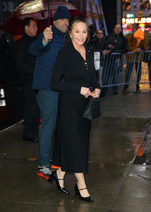 Diane Lane Leaves GMA Studios in New York, January 2024 1