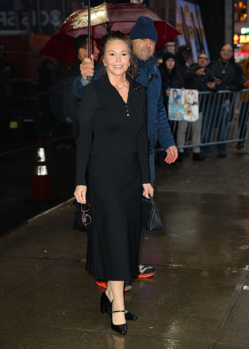 Diane Lane Leaves GMA Studios in New York, January 2024 2