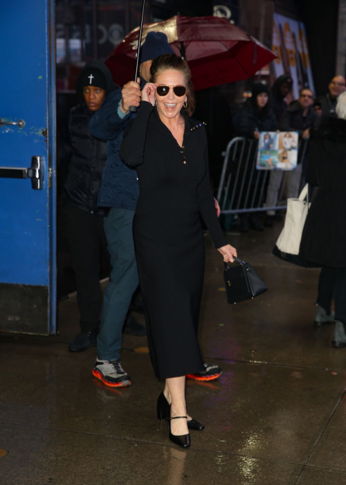 Diane Lane Leaves GMA Studios in New York, January 2024 3