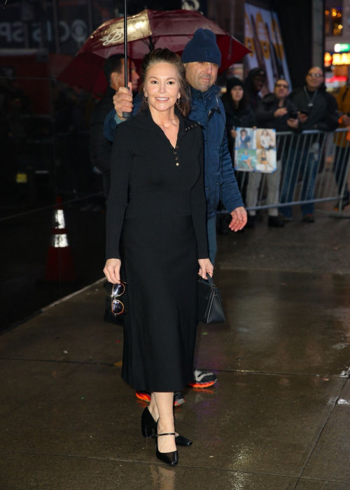 Diane Lane Leaves GMA Studios in New York, January 2024 4