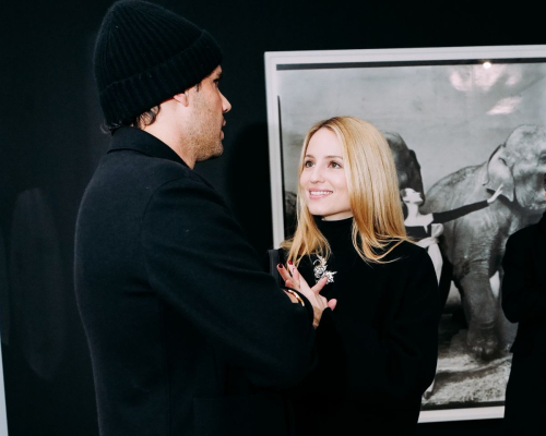 Dianna Agron at Gagosian and Dior Event in Paris, January 2024 6