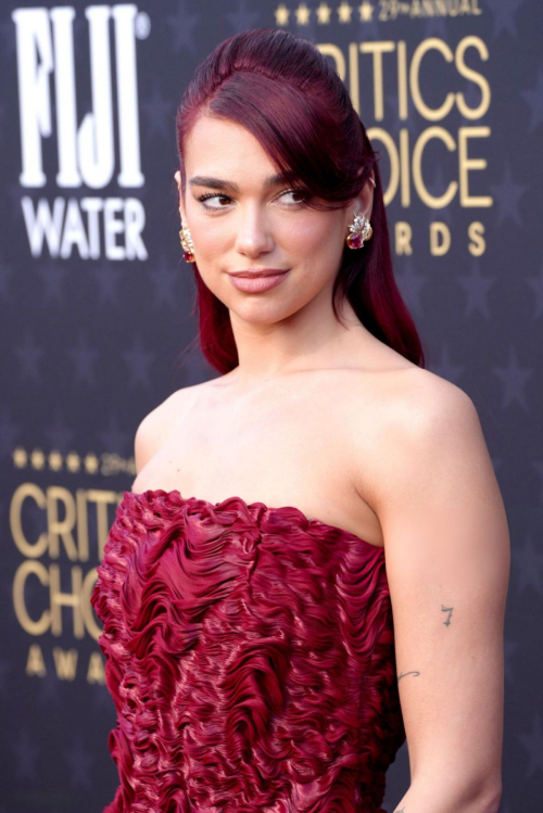 Dua Lipa at 2024 Critics Choice Awards in Santa Monica, January 2024 1