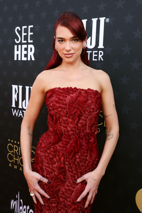 Dua Lipa at 2024 Critics Choice Awards in Santa Monica, January 2024 3