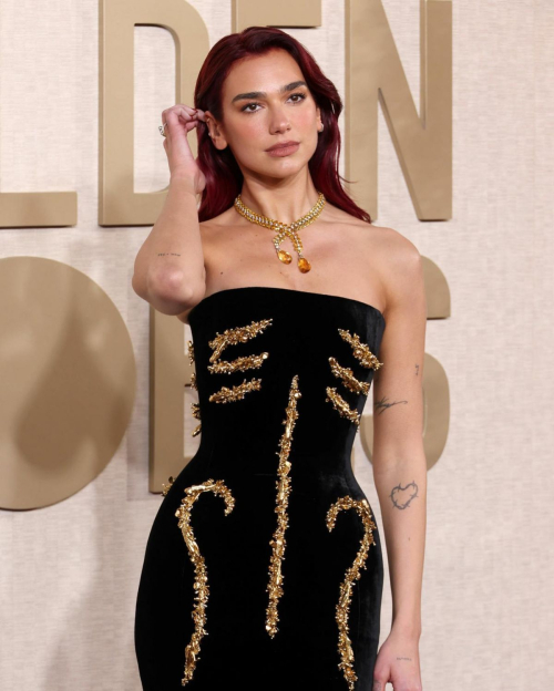 Dua Lipa at Golden Globe Awards, January 2024 8