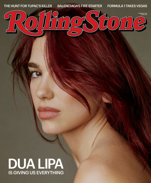 Dua Lipa for Rolling Stone, February 2024