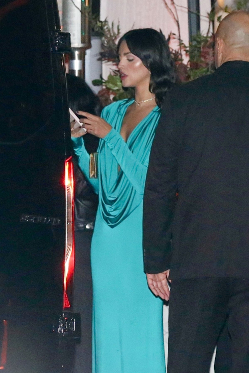 Eiza Gonzalez Leaves Netflix Emmy Afterparty at Ristorante Per L’Ora, January 2024