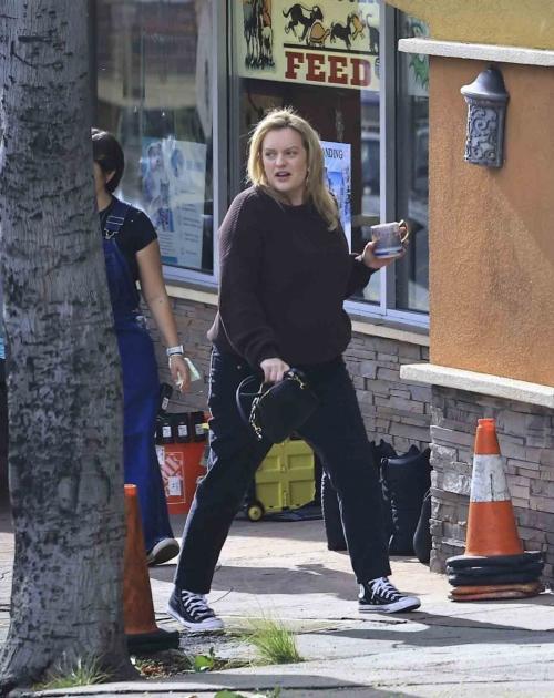 Elisabeth Moss on the Set of Shell in Los Angeles, January 2024 4