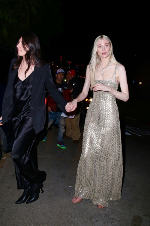 Elizabeth Debicki Arrives at Golden Globes Afterparty, January 2024 1