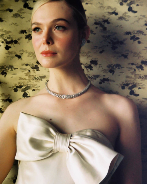 Elle Fanning Golden Globes Dress Photoshoot, January 2024 10