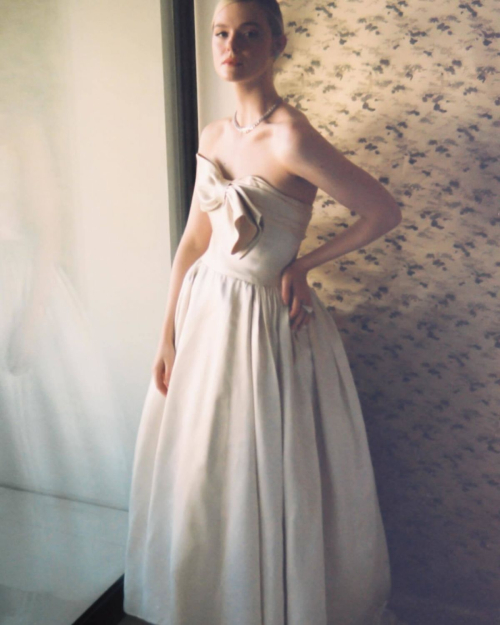 Elle Fanning Golden Globes Dress Photoshoot, January 2024 8