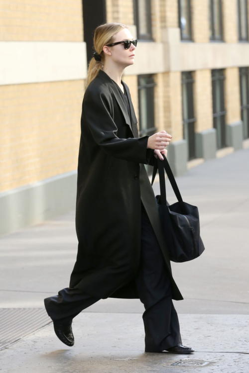 Elle Fanning Heads to Matinee Performance of Appropriate in New York, January 2024 2