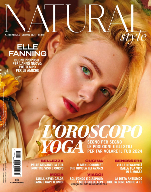 Elle Fanning in Natural Style Magazine, January 2024